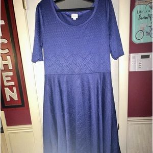 LuLaroe fit and flare 3x dress no pockets